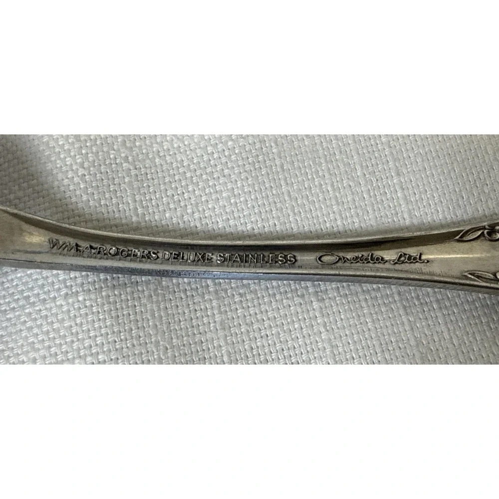 Oneida Mansfield Amadeus Wm A Rogers Deluxe Stainless Flatware Set 9 Teaspoons